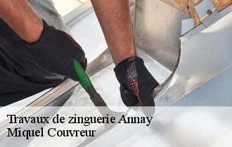 Travaux de zinguerie  annay-62880 Miquel Couvreur