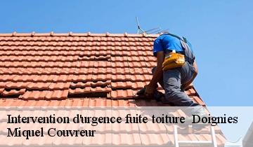 Intervention d'urgence fuite toiture   doignies-62147 Miquel Couvreur