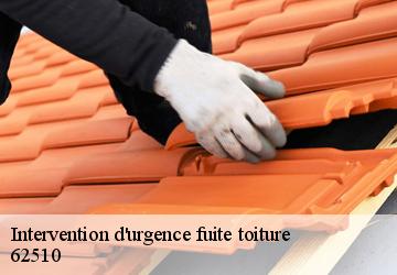 Intervention d'urgence fuite toiture   62510