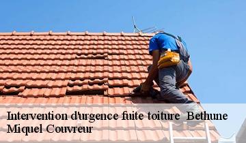 Intervention d'urgence fuite toiture   bethune-62400 Miquel Couvreur