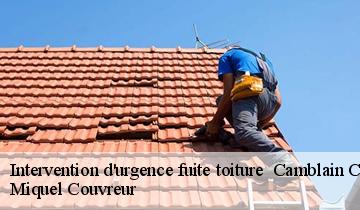 Intervention d'urgence fuite toiture   camblain-chatelain-62470 Miquel Couvreur