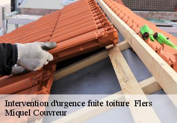 Intervention d'urgence fuite toiture   62270