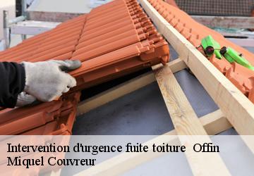 Intervention d'urgence fuite toiture   62990